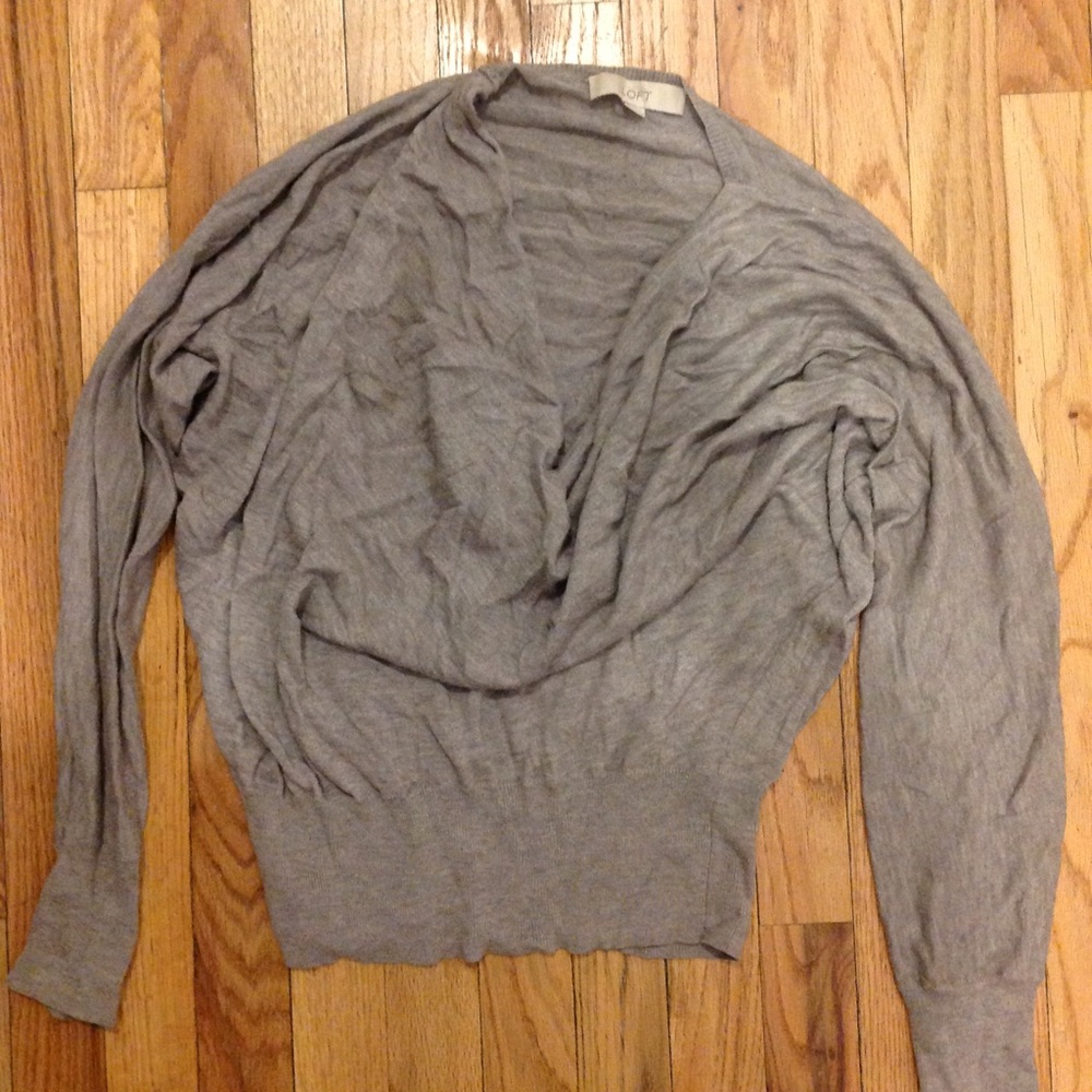 LOFT draped neck sweater